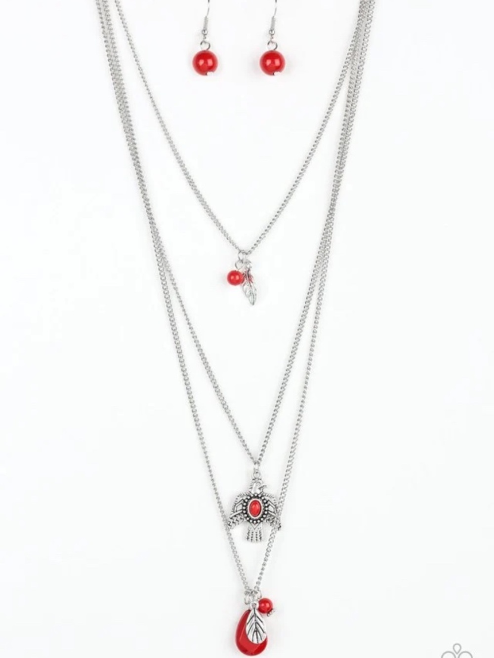 Soar with Eagles Paparazzi  Necklace and Earring Set